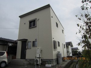 佐賀市　外壁　塗装　工事後　エスケイシステム